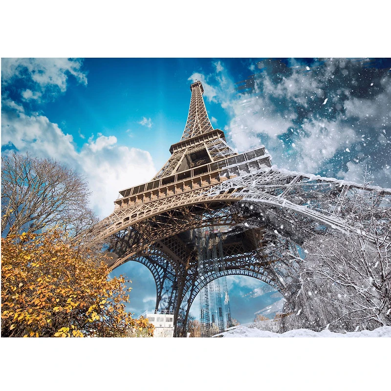 Scratch Off: Puzzles de la série été à hiver - Eiffel Tower (Paris) - 500 pièces