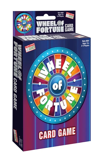 Jeu de cartes de la roue de la fortune - Édition anglaise