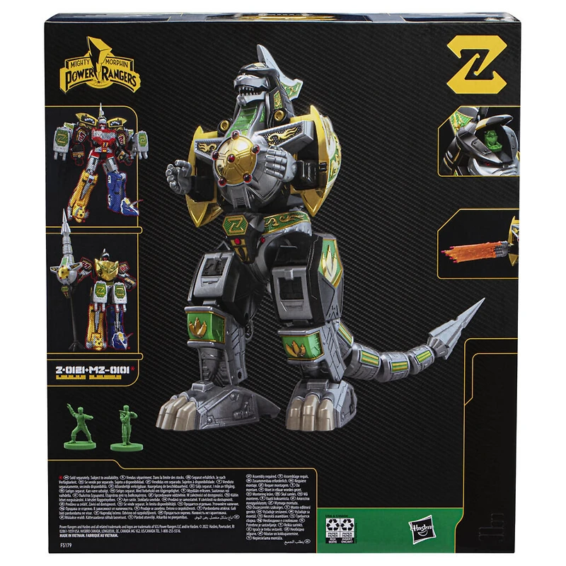 Hasbro Power Rangers Lightning Collection Zord Ascension Project Mighty Morphin Dragonzord 1:144 Scale Collectible Premium Figure