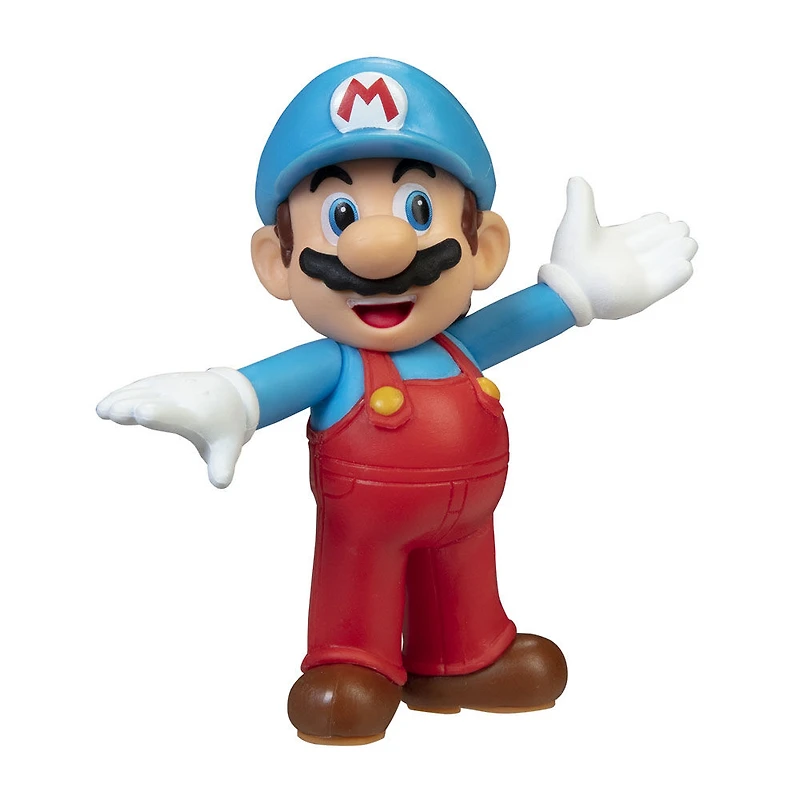 Assor. de figures Nintendo Mario 2,5 pouces - Mario de glace à bras ouverts (redeco)