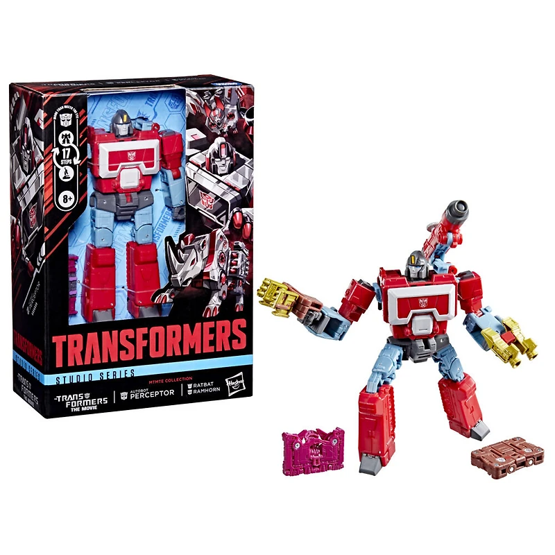 Transformers Studio SeriesMTMTE Collection, figurine Autobot Perceptor classe Deluxe, Les Transformers : le film