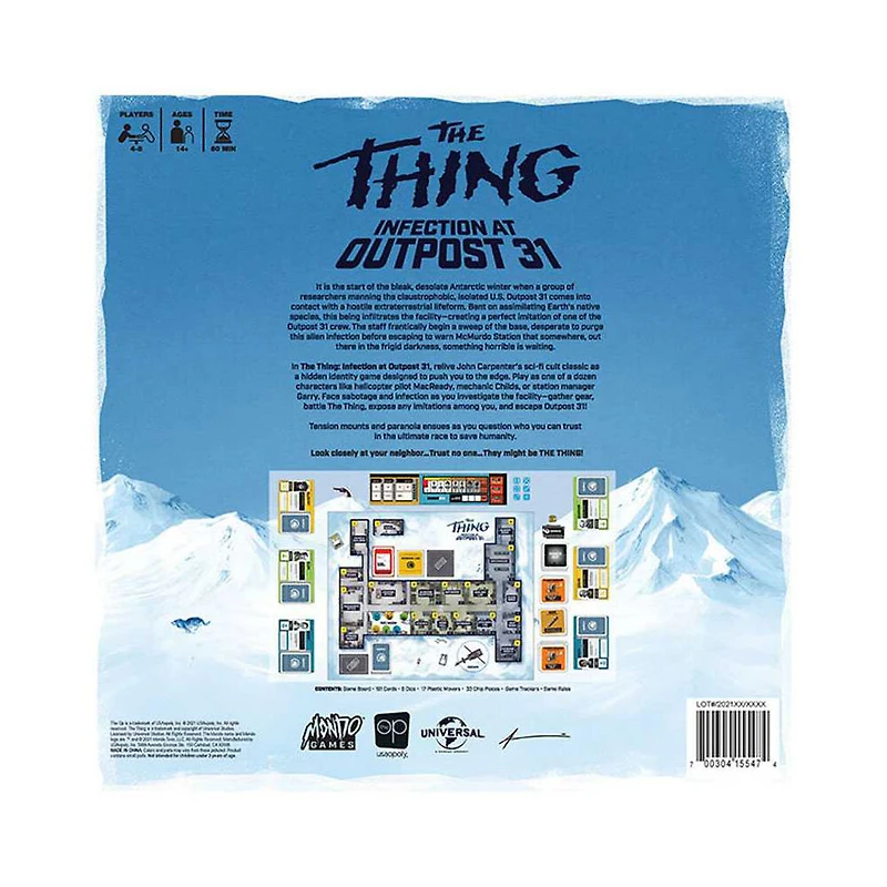 The Thing "Infection at Outpost 31" - Édition anglaise