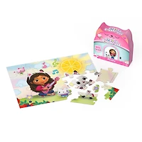 Gabby's Dollhouse, Puzzle de 24 pièces, thème journée ensoleillée, 1 de 4 puzzles pour enfants inspirés de la série Netflix DreamWorks Gabby's Dollhouse