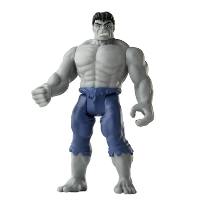 Marvel Legends Series, figurine de collection retro Grey Hulk de 9,5 cm