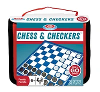 Grab & Go Games! Travel Chess & Checkers