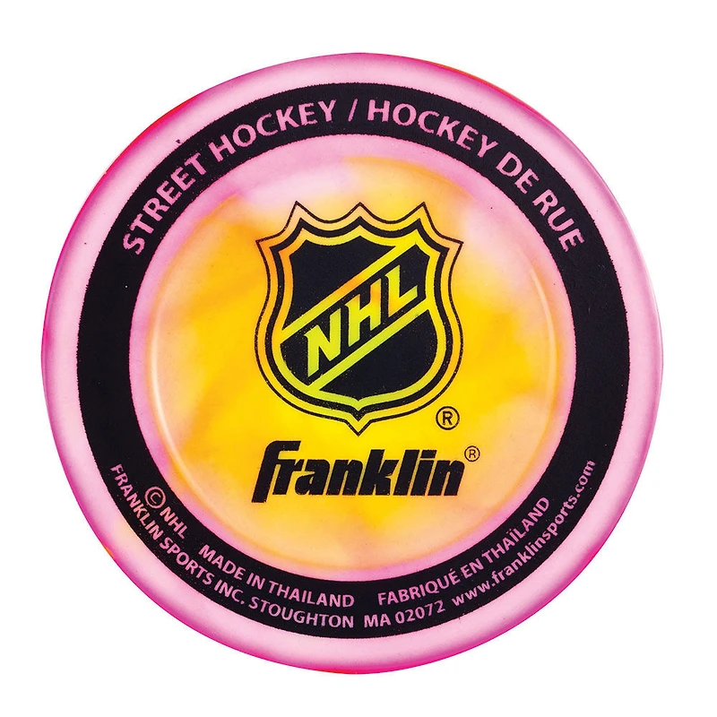 Rondelle de Hockey de rue de la NHL - rouge - Édition anglaise