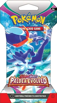 Booster et protège-cartes Pokémon Écarlate et Violet Évolutions à Paldea