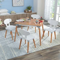 Ensemble table et 4 chaises rétro pour enfants et tout-petits