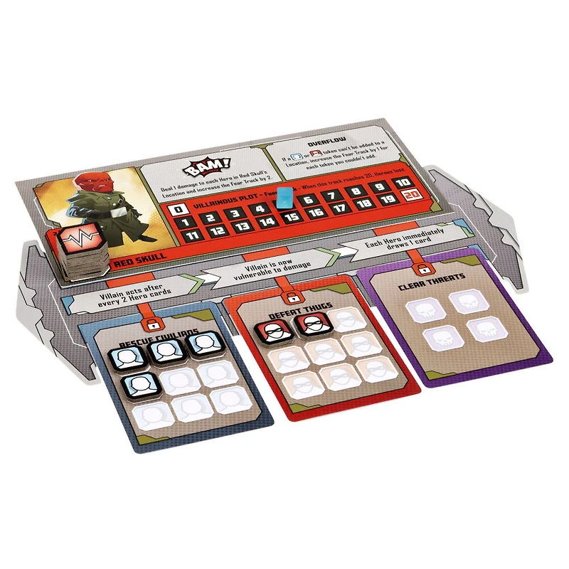 Marvel United, Jeu de cartes stratégique coopératif de super-héros, pour les adultes et les enfants à partir de 8 ans