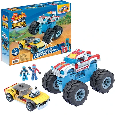 Mega Construx - Hot Wheels Rodger Dodger et Hot Wheels Racing