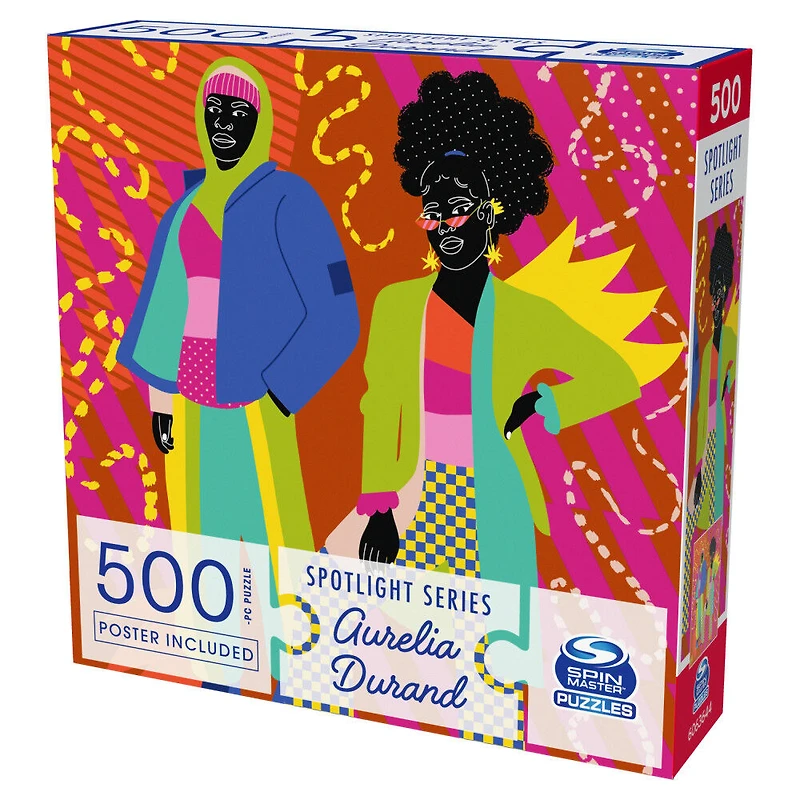 500-Piece Jigsaw Puzzle, Artist Spotlight Series Aurelia Durand, Together, by Spin Master Puzzles - English Edition