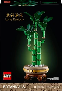 LEGO Botanicals Lucky Bamboo Building Set - Fake, Artificial Plants for Indoor Home Décor - 10344