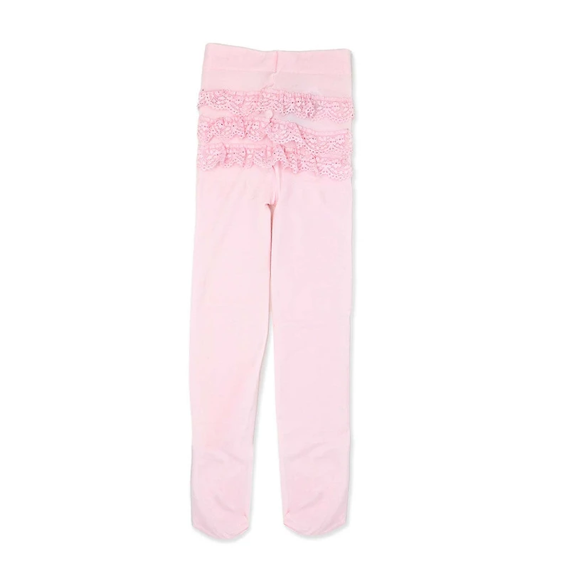 Baby Mode Signature Lot de 2 collants : rose et blanc