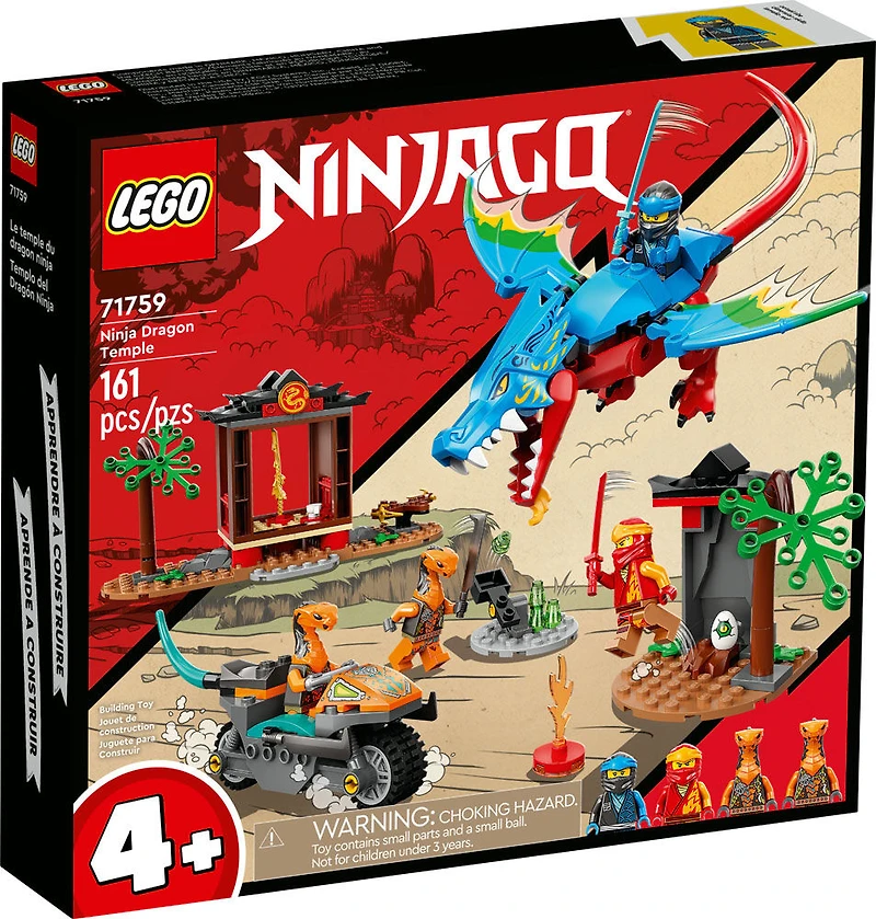 LEGO NINJAGO Le temple du dragon ninja71759 Ensemble de construction (161 pièces)