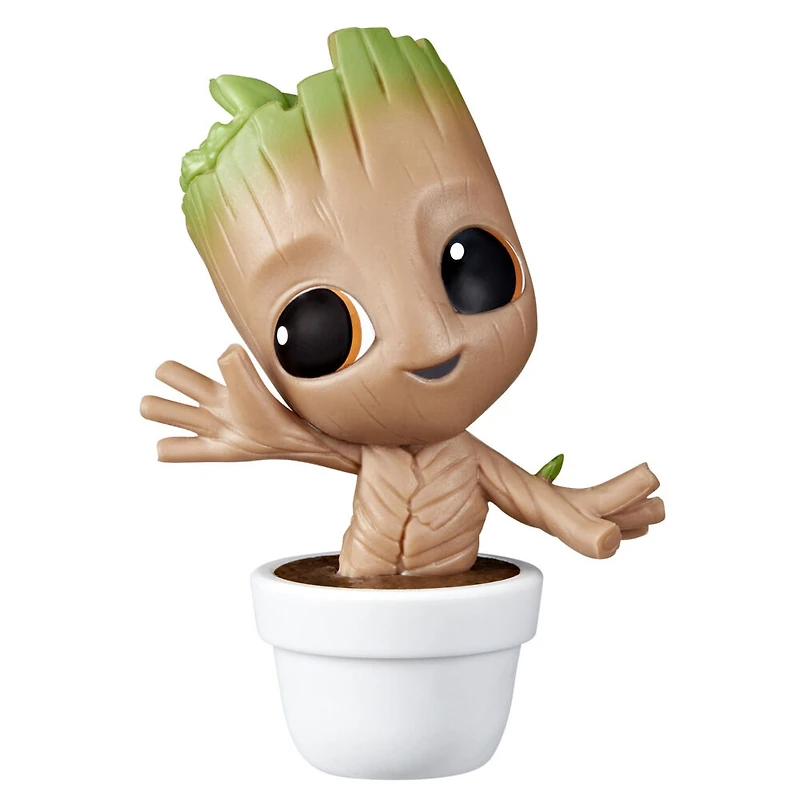 Marvel I Am Groot Mini Figure Collection, Potted Groot Figure, Groot Action Figure