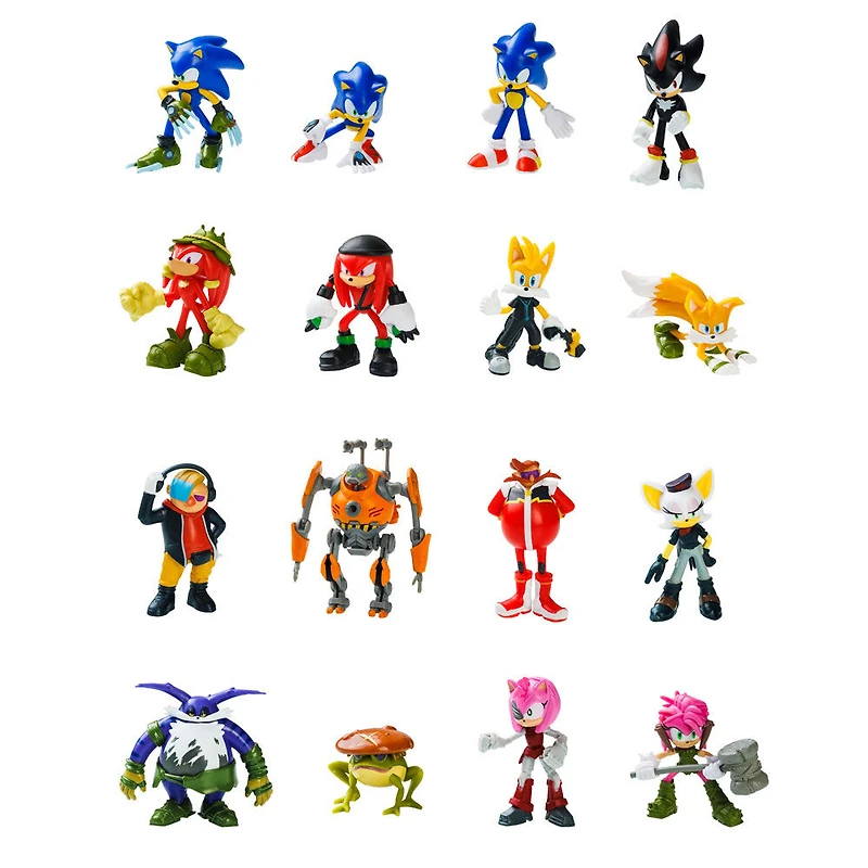 Sonic Prime Toys. 16 Collectible Figurines to Collect. 5 pcs
