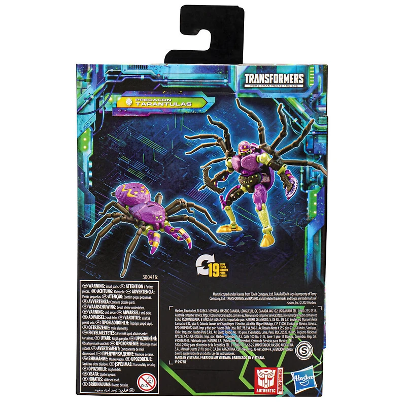 Transformers Generations Legacy Evolution, figurine Predacon Tarantulas classe Deluxe de 14 cm