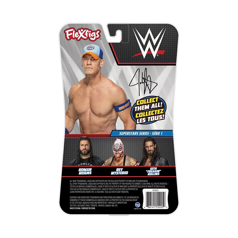 Flexfigs - 1 Pack - WWE Superstars John Cena