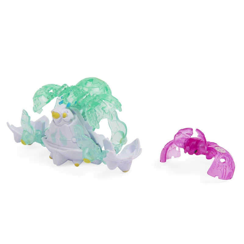 Bakugan Evolutions, Battle Strike Pack Dragonoid et Sluggler, 6 figurines articulées Bakugan, 9 cartes à collectionner et 8 BakuCores