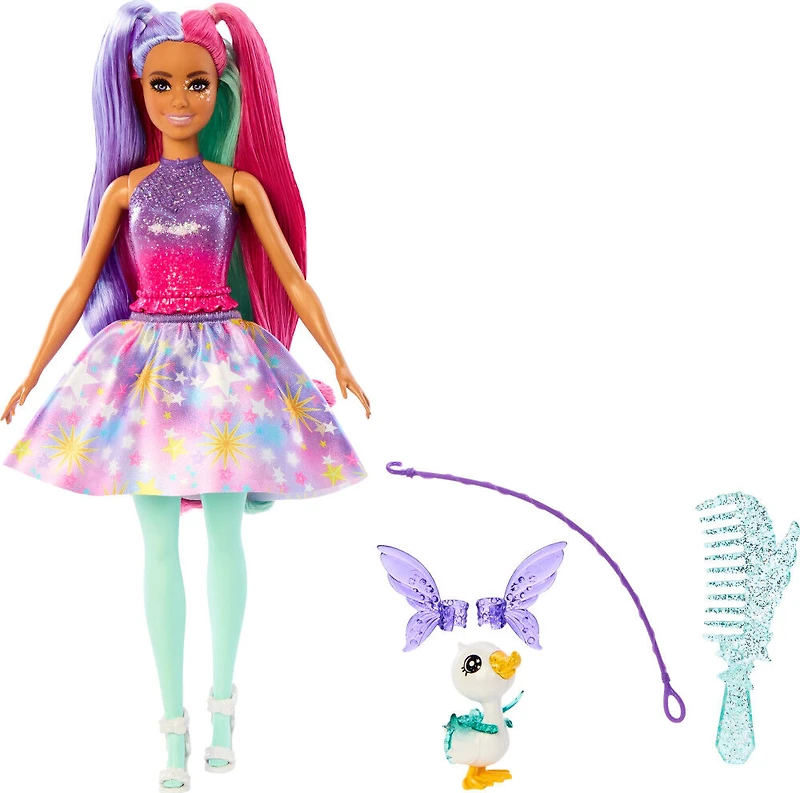 Barbie Doll with Fairytale Outfit and Pet, The Glyph, Barbie A Touch of Magic