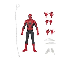 Marvel Legends Series Spider-Man 60th Anniversary Amazing Fantasy Spider-Man 6-inch Classic Comics Action Figures, 9 Accessories