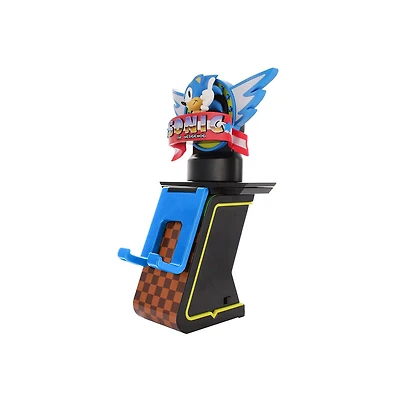 Exquisite Gaming SEGA: Sonic The Hedgehog Cable Guy Ikon éclairant, support de chargement pour téléphone et appareils