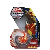 Bakugan Evolutions, Blitz Fox (Rouge), Bakugan True Metal Platinum Series, 2 BakuCores et carte Personnage