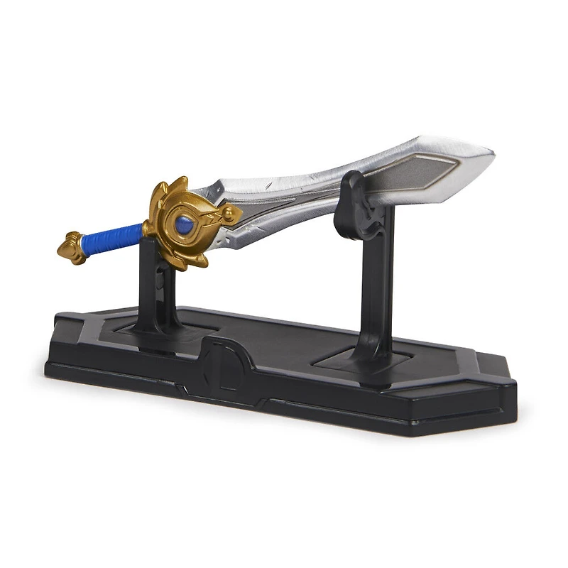 League of Legends, Official Garen's Sword True Metal Weaponry Collectible with Display Base, First Edition Collectible Grade