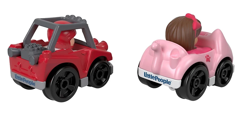 Fisher-Price - Little People - Wheelies - Coffret de 2 - Bolide des dunes et Koby