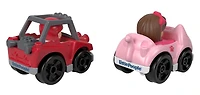 Fisher-Price - Little People - Wheelies - Coffret de 2 - Bolide des dunes et Koby