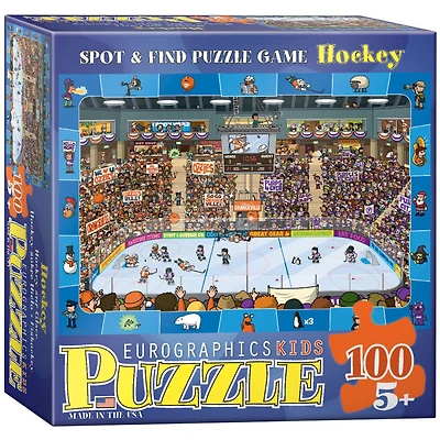 Hockey - Chercher & Trouver 100-Piece Casse-tête
