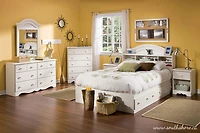 Summer Breeze Bureau double 6 tiroirs- Blanc antique