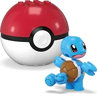 MEGA Pokémon Figurine articulée Carapuce, Pokéball (17 pièces)
