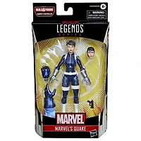 Marvel Legends Series, figurine de collection Marvel's Quake Secret Warriors de 15 cm avec 5 accessoires et 2 pièces Build-a-Figure