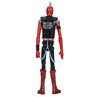 Marvel Spider-Man : Across the Spider-Verse, figurine Spider-Punk de 15 cm avec accessoire, jouet Marvel pour enfants à partir de 4 ans