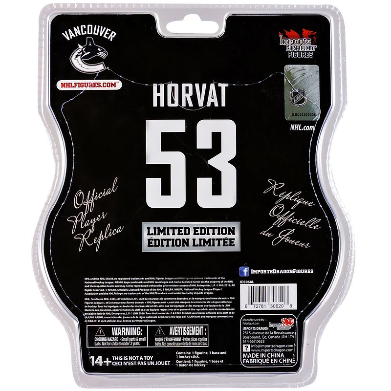 LNH figurine 6-pouces - Bo Horvat.