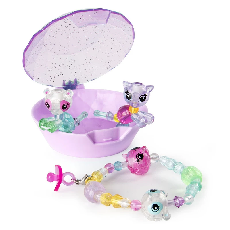 Twisty Petz - Babies 4-Pack Pandas and Kitties Collectible Bracelet Set for Kids