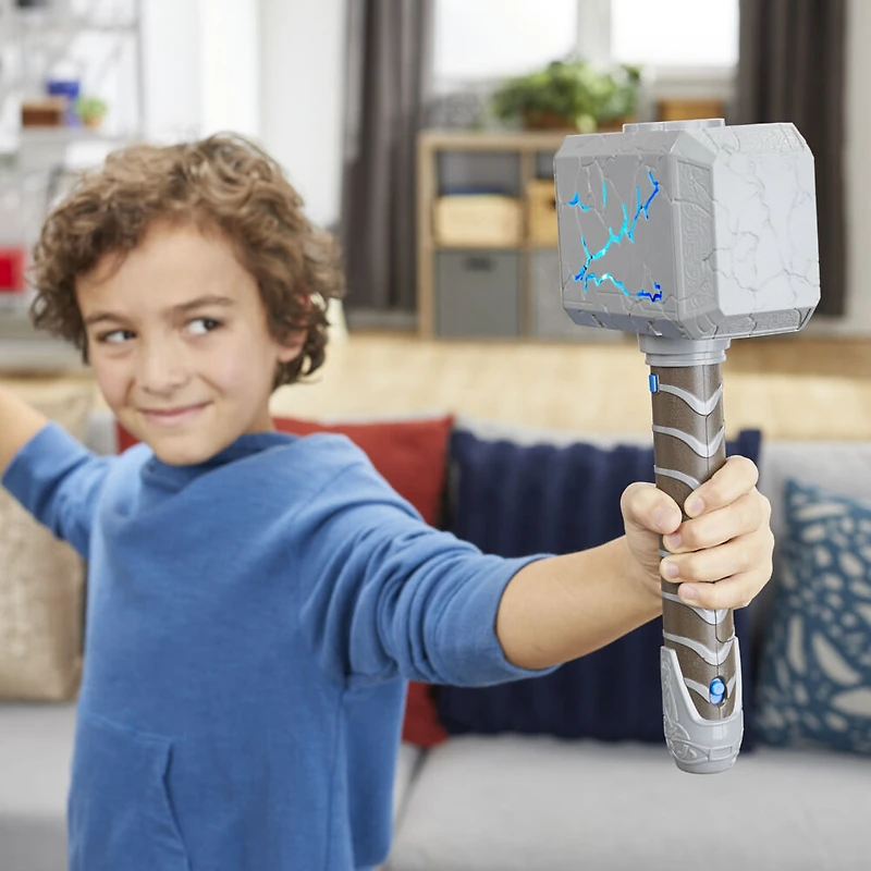 Marvel Studios Thor: Love and Thunder, Marteau électronique Mighty FX Mjolnir, déguisement pour enfants