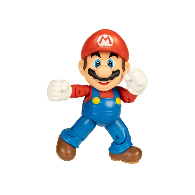 Figurine Nintendo de 4 pouces - Mario avec Champignon 