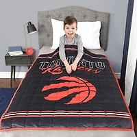 NBA Toronto Raptors Couverture lestée 6 lb pour enfant
