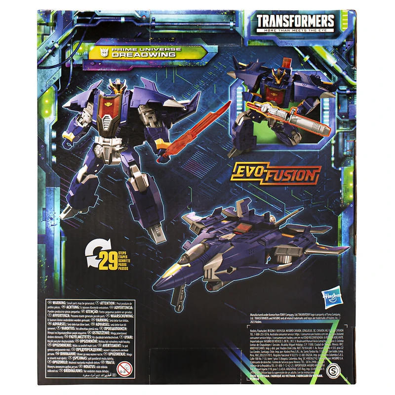 Transformers Generations Legacy Evolution, figurine Prime Universe Dreadwing classe Leader de 17,5 cm