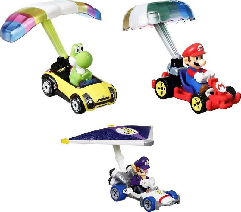 Hot Wheels Super Mario Vehicle 3-Pack