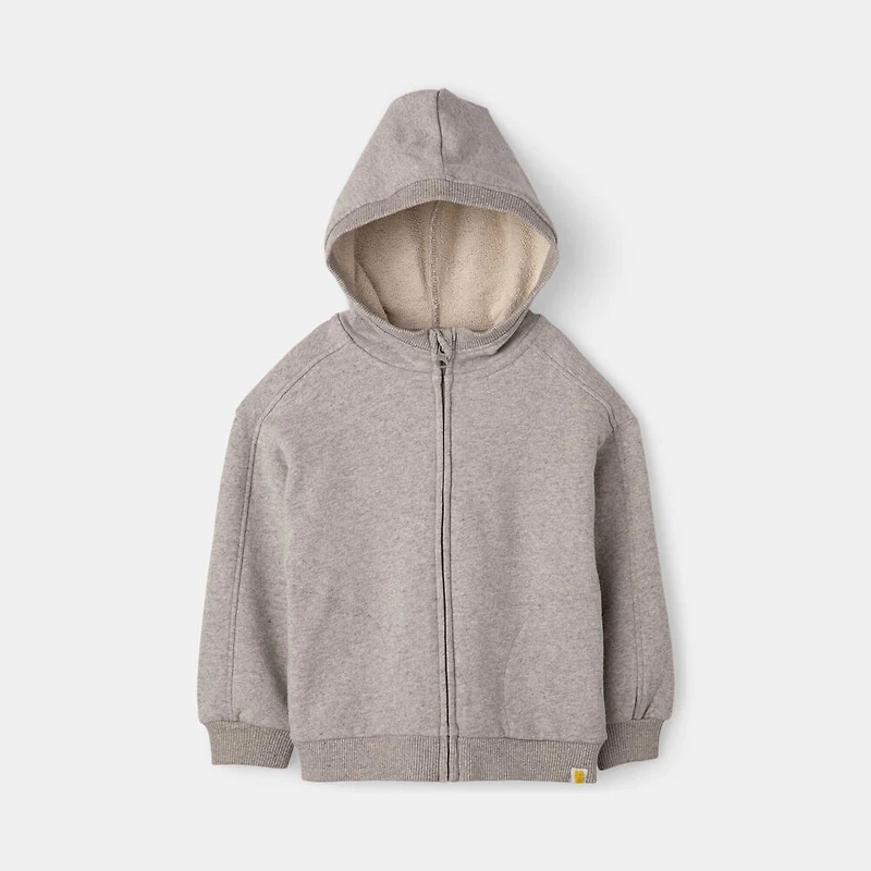 Zip Hoodie Dk Grey Mix 2-3Y