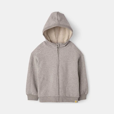 Zip Hoodie Dk Grey Mix 2-3Y