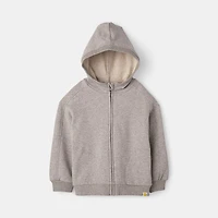 Zip Hoodie Dk Grey Mix 2-3Y