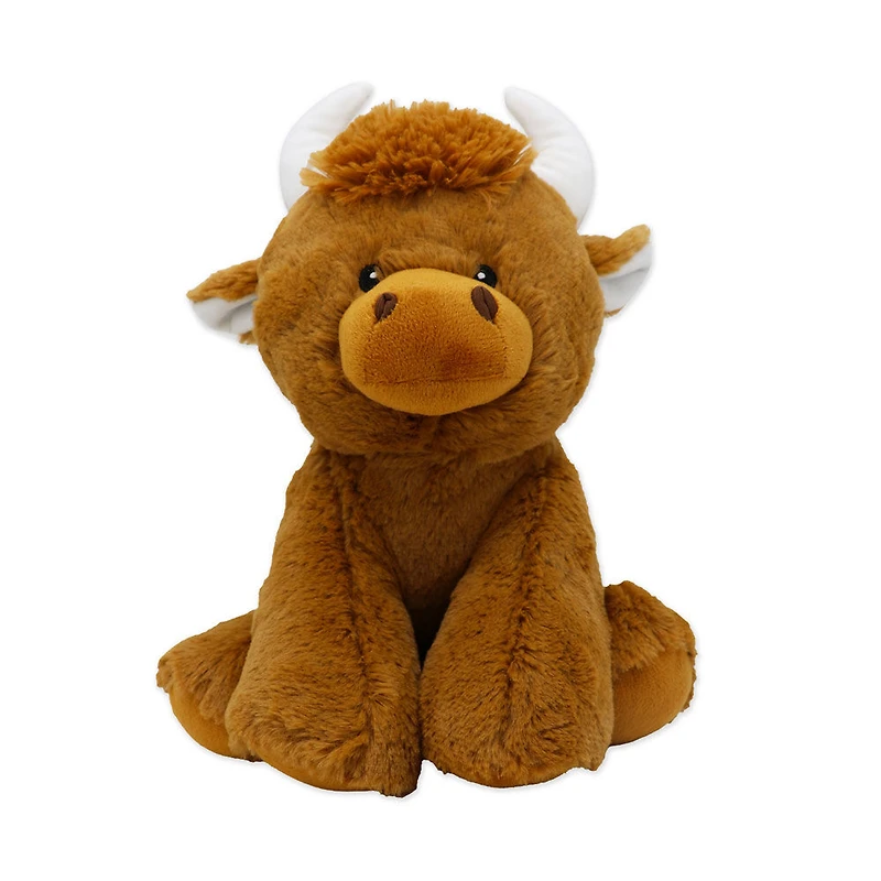 Plushies by Baby Mode Vache en peluche des Highlands beige - 11"