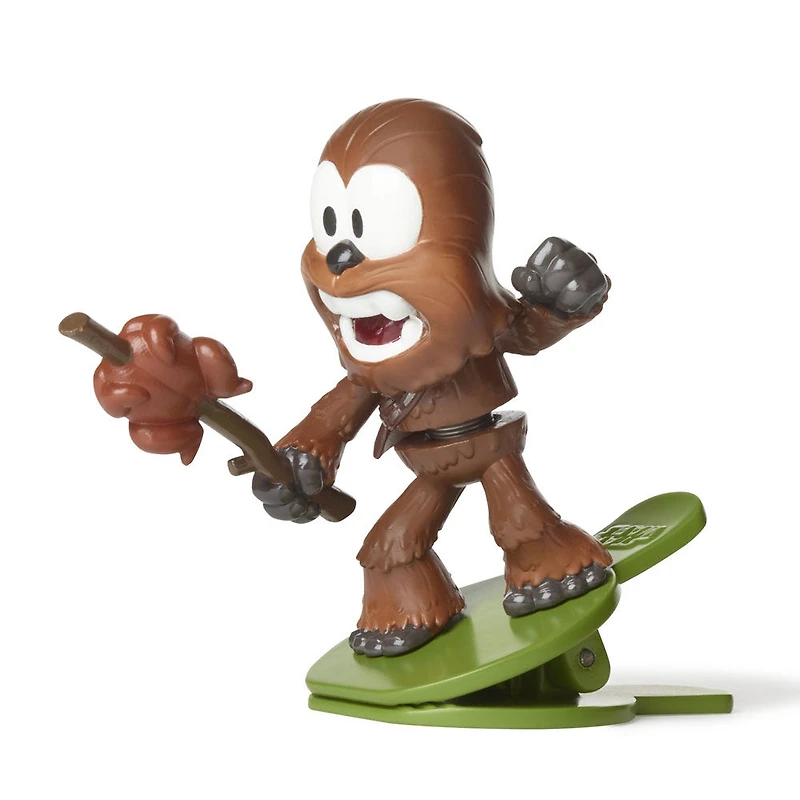 Star Wars Battle Bobblers, Porgs contre Chewbacca, 2 figurines articulées