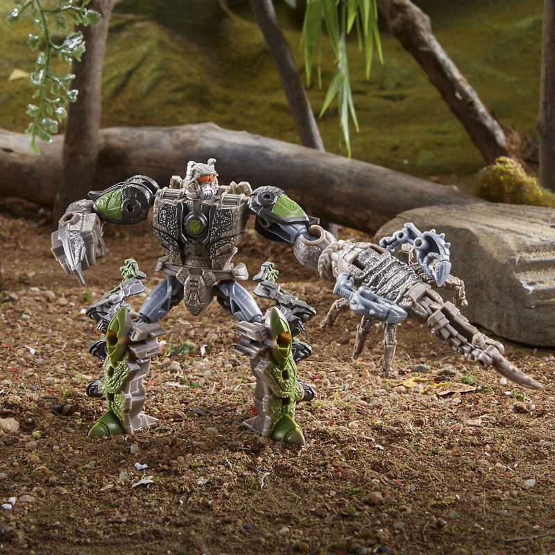 Transformers: Rise of the Beasts, pack de 2 Beast Weaponizers Predacon Scorponok et Sandspear, 12,5 cm - Notre exclusivité