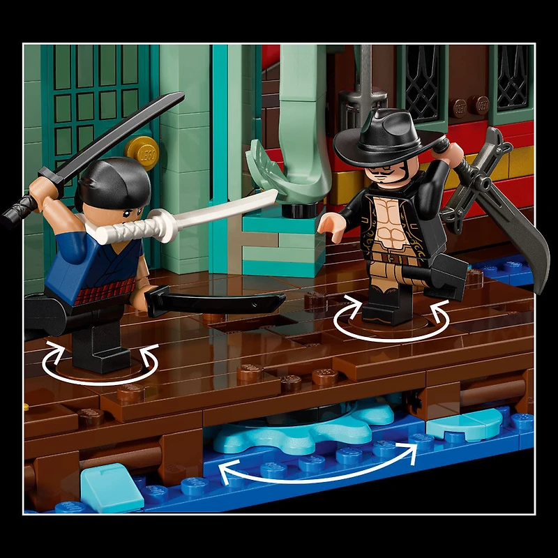 LEGO ONE PIECE The Baratie Floating Restaurant 3D Puzzle for Adults, 18+ - 75640