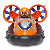 PAW Patrol, Zuma Hovercraft, Véhicule avec figurine articulée à collectionner, jouets respectueux de la planète